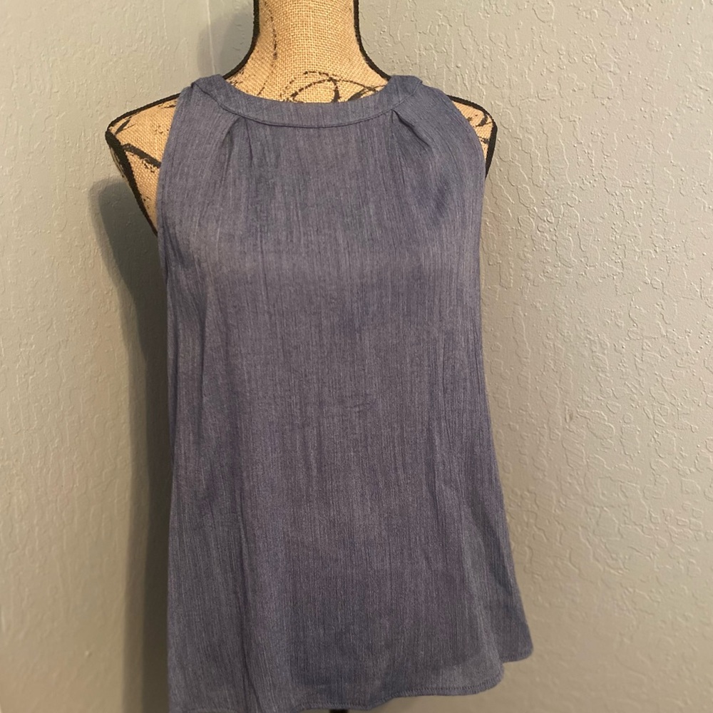 Kaileigh Denim Blue Top